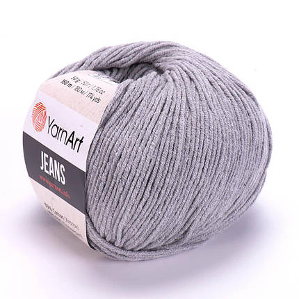 Пряжа Джинс, YarnArt Jeans №46 сірий, фото 1