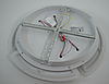 Керована світлодіодна LED люстра Esllse AERO round 70W 4TR ON/OFF "чотири трикутники" біла 470х60-WHITE/WHITE-220-IP20, фото 7