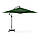 Світлофорна парасолька - Зелена - Квадратна - 250 x 250 см - Нахиляється, фото 10