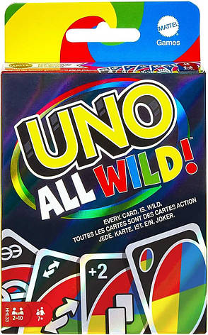 Настільна гра UNO All Wild! (Уно: Усі Шалені, Усі Дикі)!, фото 1