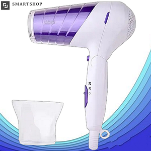 Потужний фен для волосся DSP F30037 1800W, Фен для сушіння укладки волосся з концентратором Фіолетовий