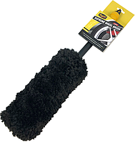 Щетка микрофибровая для мойки дисков Meguiar's Supreme Microfibre Wheel Brush Large, 45 см