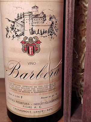 Вино 1968 року Barbera Італія, фото 2