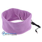 Пов'язка на голову (для сну) з вбудованим динаміком Silenta Music, бузковий колір., фото 2