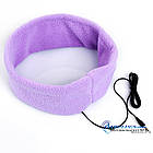 Пов'язка на голову (для сну) з вбудованим динаміком Silenta Music, бузковий колір., фото 7