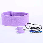 Пов'язка на голову (для сну) з вбудованим динаміком Silenta Music, бузковий колір., фото 9