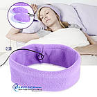 Пов'язка на голову (для сну) з вбудованим динаміком Silenta Music, бузковий колір., фото 10