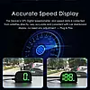 Автомобільний цифровий універсальний GPS-спідометр HUD M60 живлення від USB 5V, фото 9