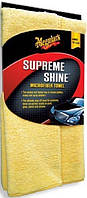 Полотенце микрофибровое Meguiar's Supreme Shine Microfiber Towel, 40 х 60 см Желтый