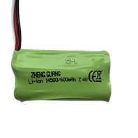 Аккумулятор для машинки на радиоуправлении Li-ion 600 mah 7.4V Zheng Guan