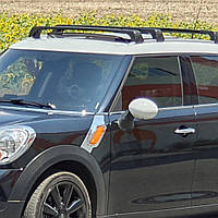 Mini Cooper багажник перемычка на интегрированные рейлинги (черный цвет) ARS Багажники МИНИ Купер - МИНИ