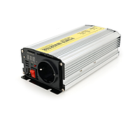 Инвертор напряжения RITAR RSC-500, 12V/220V, 500W с правильной синусоидой, 1xShuko, 1xUSB, клеммные провода