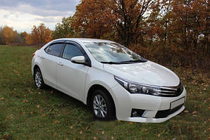 Toyota Corolla (2013 ⁇ ) Вітровики (SD-4 шт., HIC) ARS Дефлектори вікон Тойота Корола