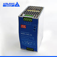 Блок питания Mean Well NDR-240-24 оригинал (24VDC, 240W)