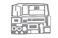 Volkswagen T4 Caravelle/Multivan Накладки на торпеду (1996-1999) Дерево ARS Накладки на панель Фольксваген Т4