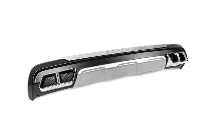 KIA Sorento 2015-2020 Накладка на задний бампер Libao V1 ARS Тюнинг ...