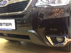 Subaru Forester 2013-2018 Накладки на протитуманки Libao (2 шт., пласт) ARS Накладки на протитуманки Субару