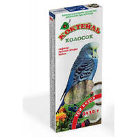 Колосок Коктейль для хвилястих папуг (сафлор,лісова ягода, кокос) 90 г