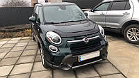 Fiat 500L 2015+ Дефлектор капота (Eurocap) ARS Дефлектор на капот Фиат 500/500L