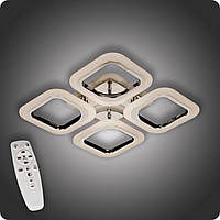 Люстра світлодіодна 517 Dlight 3color з пультом 55Вт Хром (01334)