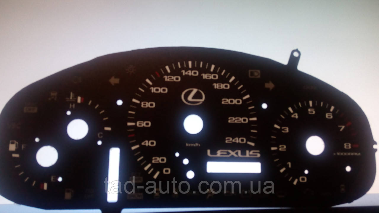 Шкали приладів Lexus RX 300