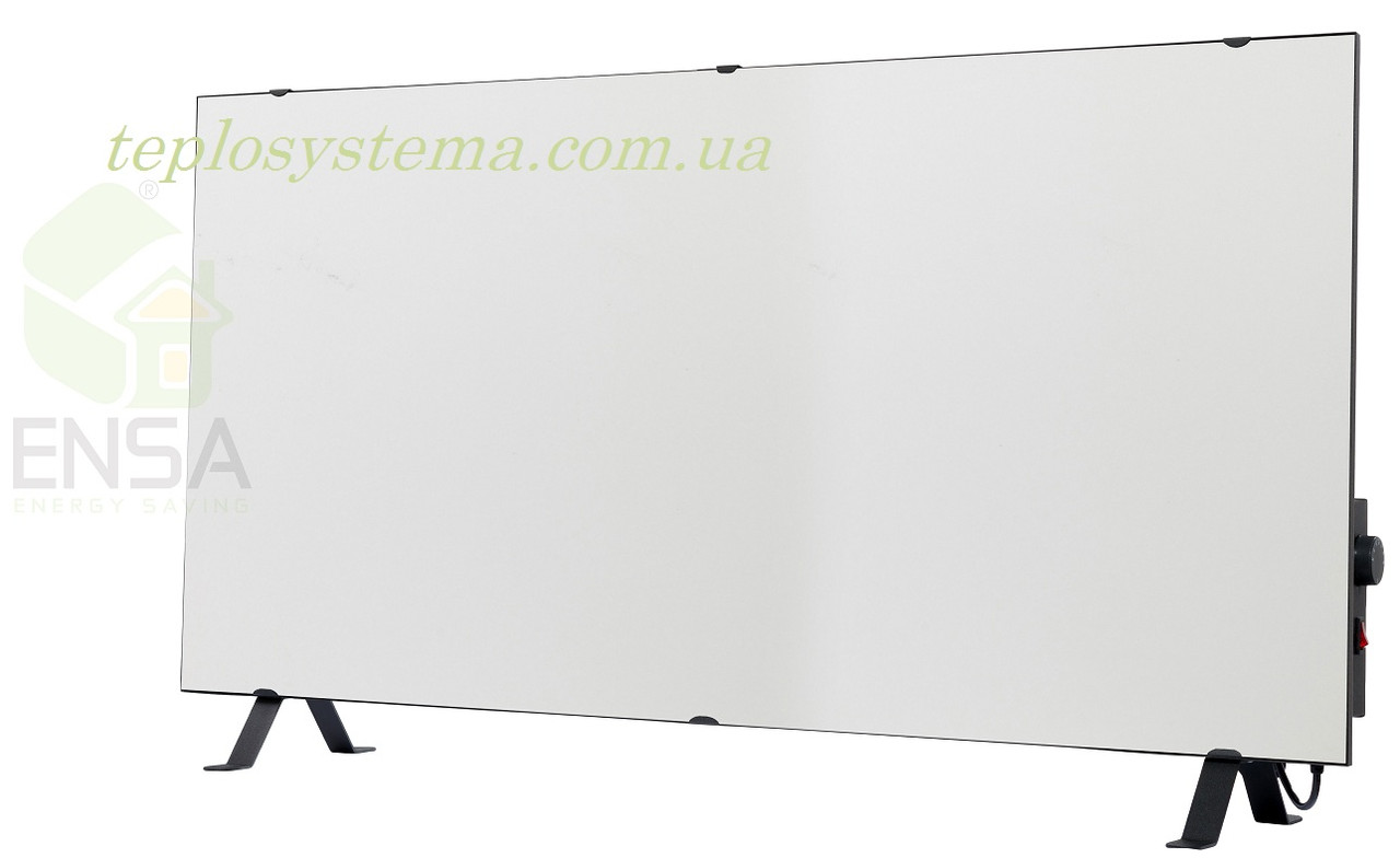 Інфрачервоний керамічний нагрівач — електрична теплова панель ENSA КЕРАМІК CR 1000 TW (білий) Україна