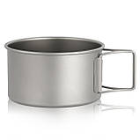 Тарілки титанові Lixada 600 + 450 мл, фото 5