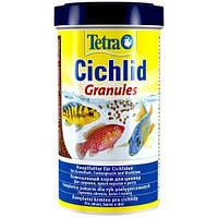 Сухой корм для аквариумных рыб Tetra в гранулах Cichlid Granules 500 л