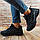Кросівки підліткові BONA 628Д-2 чорні нубук, фото 2