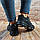 Кросівки підліткові BONA 628Д-2 чорні нубук, фото 5