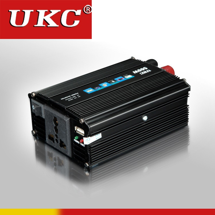 Инвертор автомобильный 500 W 12 - 220 V 500 Вт с USB портом. UKC SSK Inverter. - фото 4 - id-p341542847