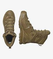 Черевики тактичні Salomon Quest 4D Forces 2 High GTX | Coyote Brown/Coyote Brown/Coyote Brown, фото 4