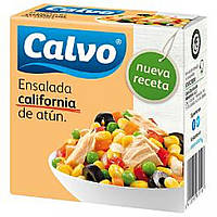 Консервированный салат CALVO CALIFORNIA SALAD OF CALIFORNIA TUNA 150гр. Доставка з США від 14 днів - Оригинал