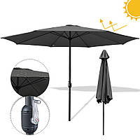 Зонт садовый / пляжный усиленный Einfeben UV40 2,7m с рукояткой