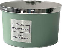 Ароматична свічка Pepco Home Premium Meadow Escape (м'ятний колір)