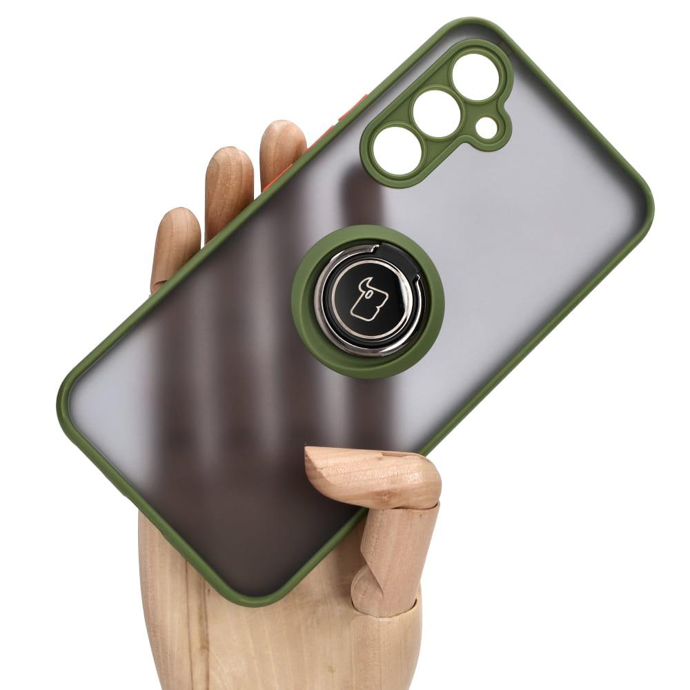 Чохол бампер GKK LikGus Magnetic Ring з підставкою для Samsung Galaxy A54 5G (2023) A546 Olive