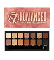 Тени для век W7 Romanced Eyeshadow Palette, 14 нюдовых оттенков