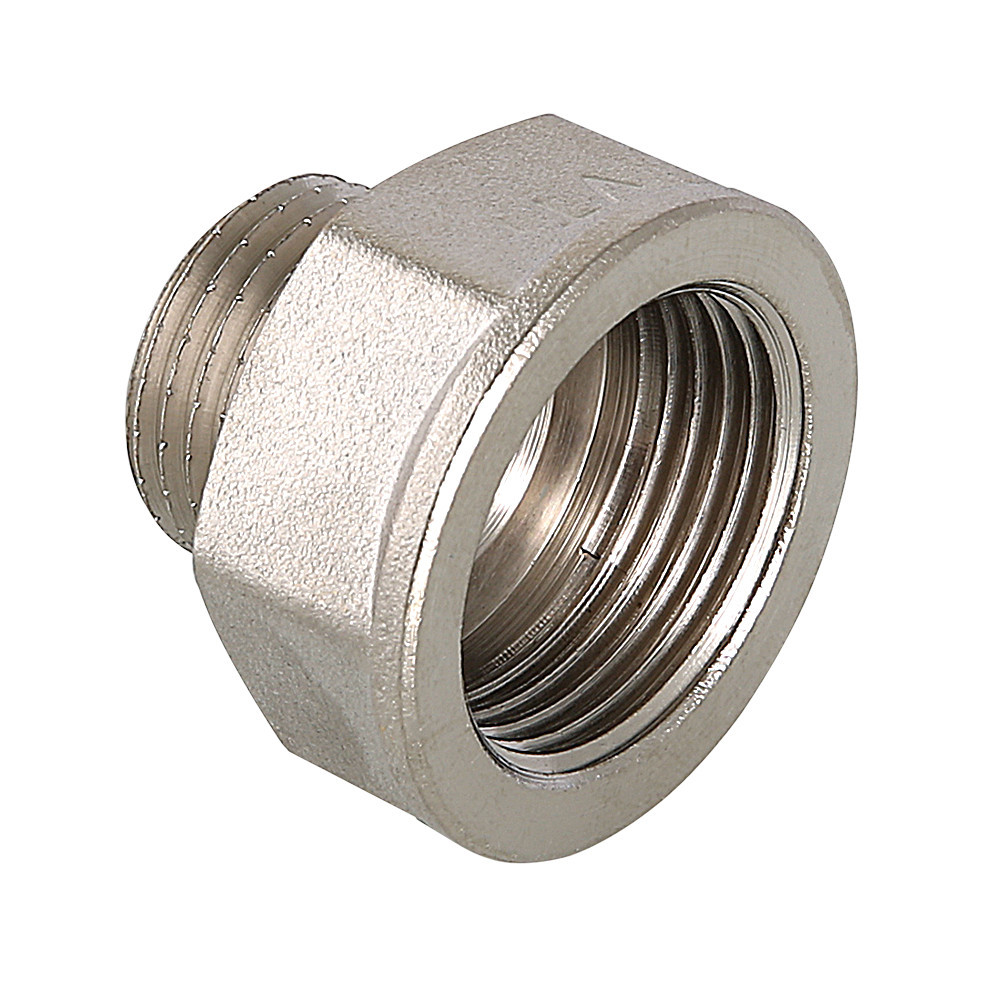 Перехідник нарізний латунний Valtec DN 1/2"x1/4" внутрішній-зовнішній (Італія) VTr.592.N.0402