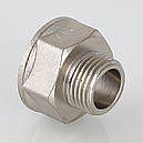 Перехідник нарізний латунний Valtec DN 1/2"x1/4" внутрішній-зовнішній (Італія) VTr.592.N.0402, фото 8
