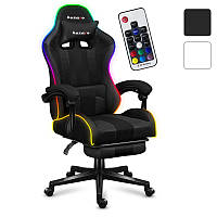 Кресло компьютерное геймерское HUZARO Force 4.7 RGB ткань + подсветка + пульт ДУ для геймеров W_2035