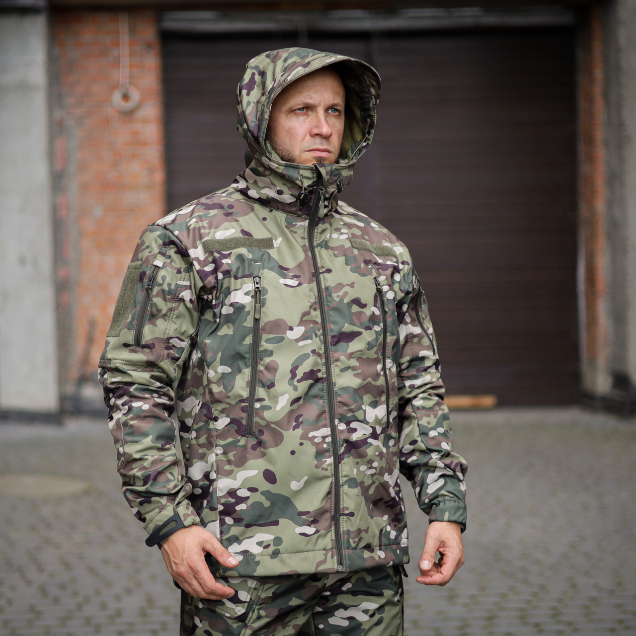 Тактична куртка (Grifon Tactical) мультикам софтшел, фото 1