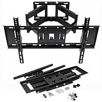 Кронштейн для телевизора до 50 кг, 40-80 , M-56, с поворотом на 180° / Настенное крепление для телевизора