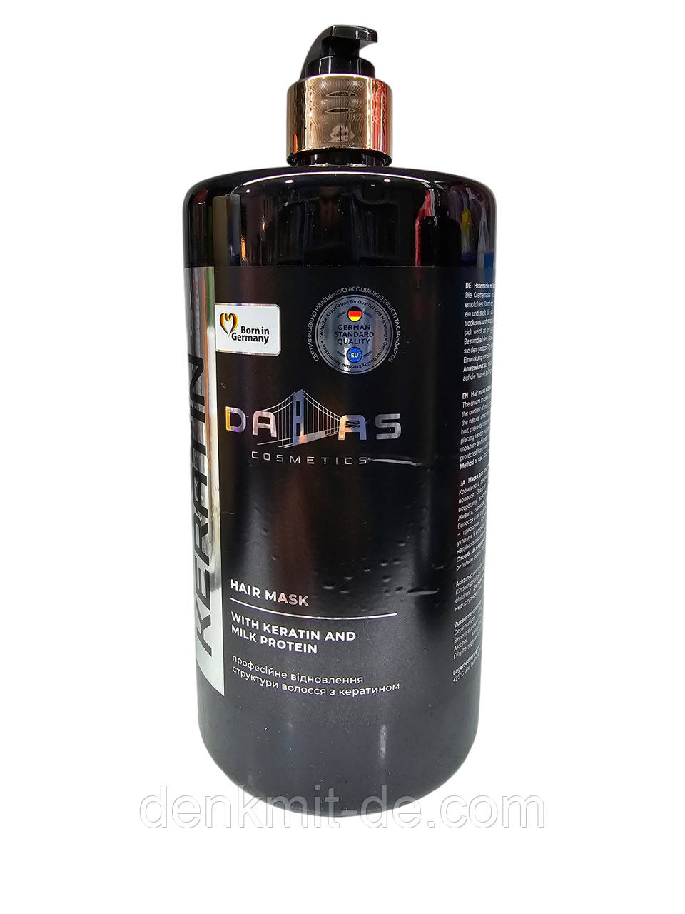 Маска для волосся з дозатором Dalas Keratin 1 л.