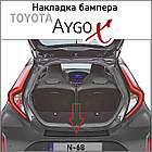 Захисна накладка заднього бампера для Toyota Aygo X 2022+
