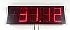 Світяться вуличні годинник термометр яскраві червоного кольору, фото 2