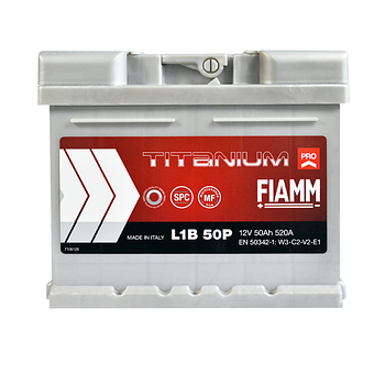 Автомобільний акумулятор Fiamm Titanium Pro 50Аh 520А R+ (L1B)