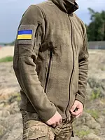 Тактический свитер олива S-XXXL , Тактическая кофта Bikatex на флисе, Флиска для ВСУ