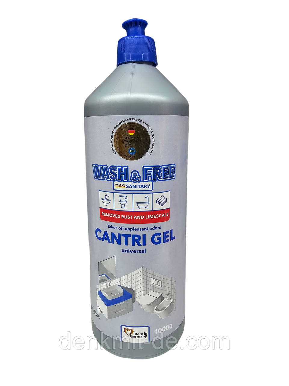 Універсальний засіб для чищення Wash & Free Universal Cantri Gel, 1000 г