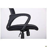 Крісло офісне Веб сидіння А-1/спинка Сітка чорна, ТМ Амф, фото 6