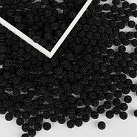 Намистини пластикові Finding Круглі ягоди бульбашки шипи Чорні 10 мм діаметр Ціна за 1 штук